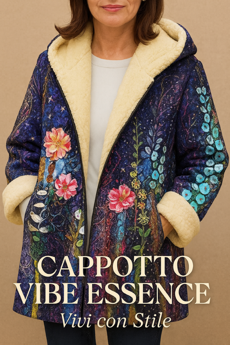 Sofia™ - Giacca invernale calda con cappuccio